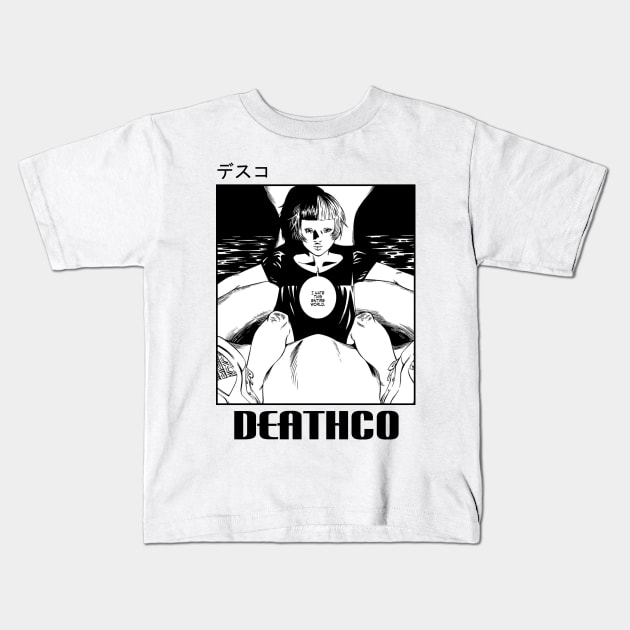 DEATHCO IS Kids T-Shirt by Charlie_Vermillion